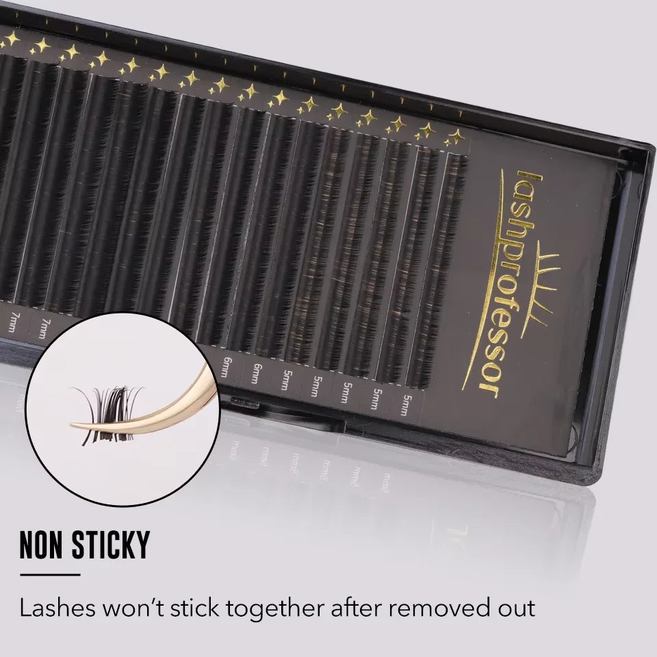 Lashprofessor Bottom Eyelashes 5mm 6mm 7mm   Short Natural Looking B C CC D Curl Under Eye Lashes Extension Lower Eyelash Makeup