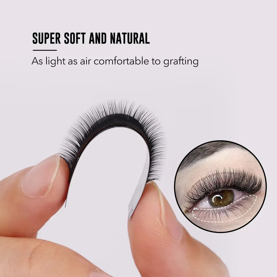 Lashprofessor Bottom Eyelashes 5mm 6mm 7mm   Short Natural Looking B C CC D Curl Under Eye Lashes Extension Lower Eyelash Makeup